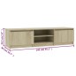 TV-Schrank Sonoma-Eiche 140x40x35,5 cm Holzwerkstoff TV-Schrank Sonoma-Eiche 140x40x35,5 cm Holzwerkstoff