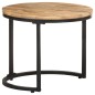 vidaXL Beistelltische 3 Stk. Raues Mangoholz vidaXL Beistelltische 3 Stk. Raues Mangoholz