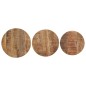 vidaXL Beistelltische 3 Stk. Raues Mangoholz vidaXL Beistelltische 3 Stk. Raues Mangoholz
