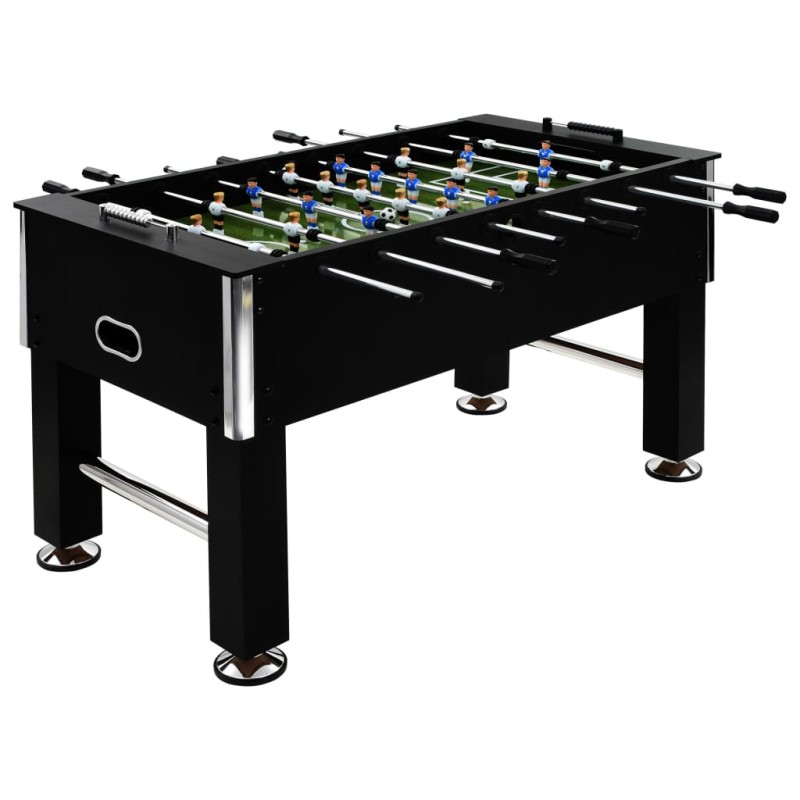 Kickertisch Stahl 60 kg 140 x 74,5 x 87,5 cm Schwarz Kickertisch Stahl 60 kg 140 x 74,5 x 87,5 cm Schwarz