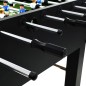 Kickertisch Stahl 60 kg 140 x 74,5 x 87,5 cm Schwarz Kickertisch Stahl 60 kg 140 x 74,5 x 87,5 cm Schwarz