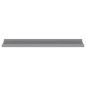 Wandregale 4 Stk. Grau 80x9x3 cm Wandregale 4 Stk. Grau 80x9x3 cm