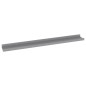 Wandregale 4 Stk. Grau 80x9x3 cm Wandregale 4 Stk. Grau 80x9x3 cm