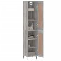 Highboard Grau Sonoma 34,5x34x180 cm Holzwerkstoff Highboard Grau Sonoma 34,5x34x180 cm Holzwerkstoff