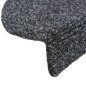 vidaXL 15 Stk. Selbstkl. Treppenmatten Nadelvlies 56x17x3cm Dunkelgrau vidaXL 15 Stk. Selbstkl. Treppenmatten Nadelvlies 56x17x3cm Dunkelgrau
