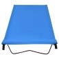 vidaXL Campingbetten 2 Stk. 180x60x19 cm Oxford-Gewebe und Stahl Blau vidaXL Campingbetten 2 Stk. 180x60x19 cm Oxford-Gewebe und Stahl Blau