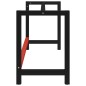 Werkbankgestell Metall 150x57x79 cm Schwarz und Rot Werkbankgestell Metall 150x57x79 cm Schwarz und Rot