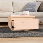 Couchtisch 55x56x32 cm Massivholz Kiefer Couchtisch 55x56x32 cm Massivholz Kiefer