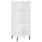 vidaXL Highboard Hochglanz-Weiß 34,5x34x180 cm Holzwerkstoff vidaXL Highboard Hochglanz-Weiß 34,5x34x180 cm Holzwerkstoff
