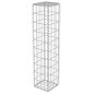 Gabionenwand mit Abdeckung Verzinkter Stahl 20×20×100 cm Gabionenwand mit Abdeckung Verzinkter Stahl 20×20×100 cm