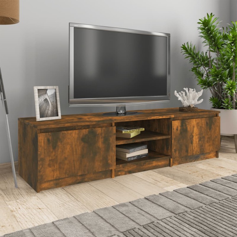 TV-Schrank Räuchereiche 140x40x35,5 cm Holzwerkstoff TV-Schrank Räuchereiche 140x40x35,5 cm Holzwerkstoff