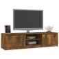 TV-Schrank Räuchereiche 140x40x35,5 cm Holzwerkstoff TV-Schrank Räuchereiche 140x40x35,5 cm Holzwerkstoff