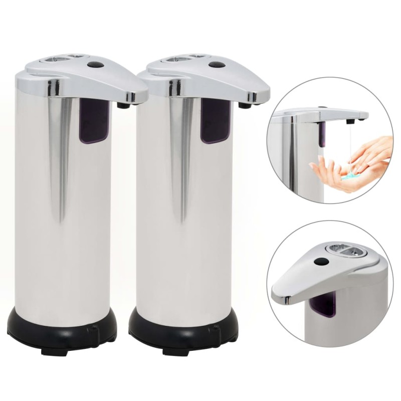 Automatischer Seifenspender 2 Stk. Infrarot-Sensor 600 ml Automatischer Seifenspender 2 Stk. Infrarot-Sensor 600 ml