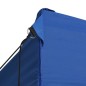 Profi-Partyzelt Faltbar mit 4 Seitenwänden 3×6m Stahl Blau Profi-Partyzelt Faltbar mit 4 Seitenwänden 3×6m Stahl Blau