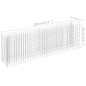 vidaXL Gabionen-Hochbeet Verzinkter Stahl 180×30×60 cm vidaXL Gabionen-Hochbeet Verzinkter Stahl 180×30×60 cm