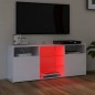 TV-Schrank mit LED-Leuchten Hochglanz-Weiß 120x30x50 cm TV-Schrank mit LED-Leuchten Hochglanz-Weiß 120x30x50 cm