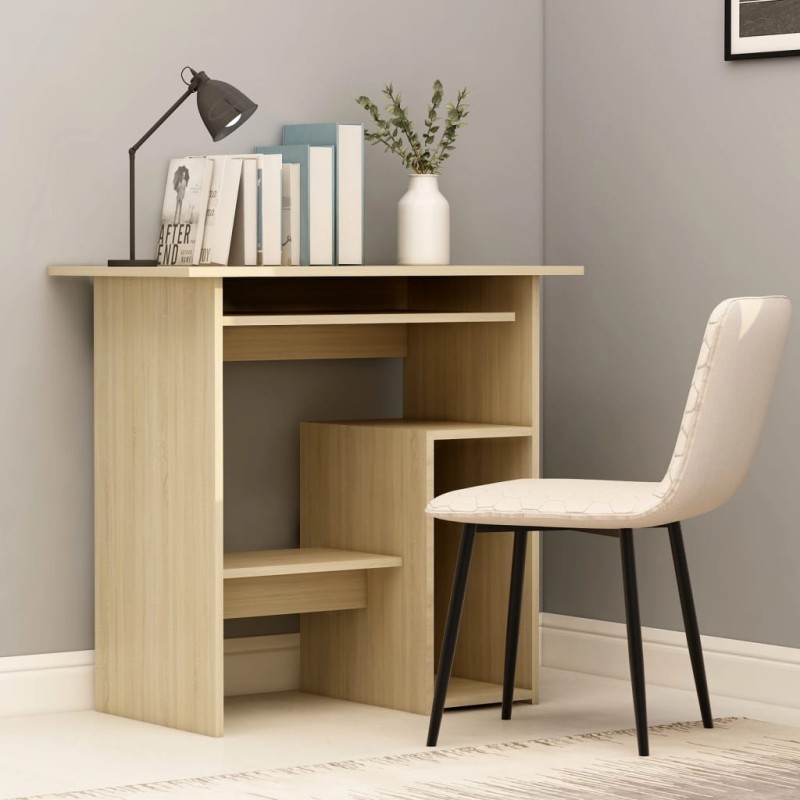 Schreibtisch Sonoma-Eiche 80x45x74 cm Holzwerkstoff Schreibtisch Sonoma-Eiche 80x45x74 cm Holzwerkstoff