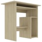 Schreibtisch Sonoma-Eiche 80x45x74 cm Holzwerkstoff Schreibtisch Sonoma-Eiche 80x45x74 cm Holzwerkstoff