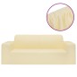 vidaXL Stretch Sofahusse 2-Sitzer Creme Polyester-Jersey vidaXL Stretch Sofahusse 2-Sitzer Creme Polyester-Jersey