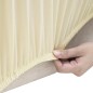 vidaXL Stretch Sofahusse 2-Sitzer Creme Polyester-Jersey vidaXL Stretch Sofahusse 2-Sitzer Creme Polyester-Jersey