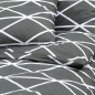 Bettwäsche-Set Grau 135x200 cm Baumwolle Bettwäsche-Set Grau 135x200 cm Baumwolle