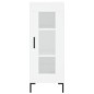 vidaXL Highboard Weiß 34,5x34x180 cm Holzwerkstoff vidaXL Highboard Weiß 34,5x34x180 cm Holzwerkstoff