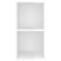 vidaXL TV-Wandschrank Hochglanz-Weiß 37x37x72 cm Holzwerkstoff vidaXL TV-Wandschrank Hochglanz-Weiß 37x37x72 cm Holzwerkstoff