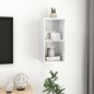 vidaXL TV-Wandschrank Hochglanz-Weiß 37x37x72 cm Holzwerkstoff vidaXL TV-Wandschrank Hochglanz-Weiß 37x37x72 cm Holzwerkstoff