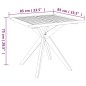 Gartentisch 85x85x75 cm Massivholz Akazie Gartentisch 85x85x75 cm Massivholz Akazie