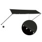 vidaXL Einziehbare Markise mit LED 350×150 cm Anthrazit vidaXL Einziehbare Markise mit LED 350×150 cm Anthrazit