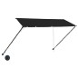 vidaXL Einziehbare Markise mit LED 350×150 cm Anthrazit vidaXL Einziehbare Markise mit LED 350×150 cm Anthrazit