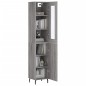 Highboard Grau Sonoma 34,5x34x180 cm Holzwerkstoff Highboard Grau Sonoma 34,5x34x180 cm Holzwerkstoff