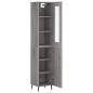 Highboard Grau Sonoma 34,5x34x180 cm Holzwerkstoff Highboard Grau Sonoma 34,5x34x180 cm Holzwerkstoff
