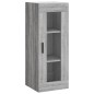 Highboard Grau Sonoma 34,5x34x180 cm Holzwerkstoff Highboard Grau Sonoma 34,5x34x180 cm Holzwerkstoff