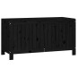 vidaXL Gartentruhe Schwarz 115x49x60 cm Massivholz Kiefer vidaXL Gartentruhe Schwarz 115x49x60 cm Massivholz Kiefer