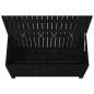 vidaXL Gartentruhe Schwarz 115x49x60 cm Massivholz Kiefer vidaXL Gartentruhe Schwarz 115x49x60 cm Massivholz Kiefer