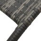 vidaXL Klappbare Sonnenliege Poly Rattan Grau vidaXL Klappbare Sonnenliege Poly Rattan Grau