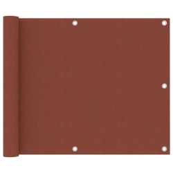Balkon-Sichtschutz Terracotta-Rot 75x300 cm Oxford-Gewebe