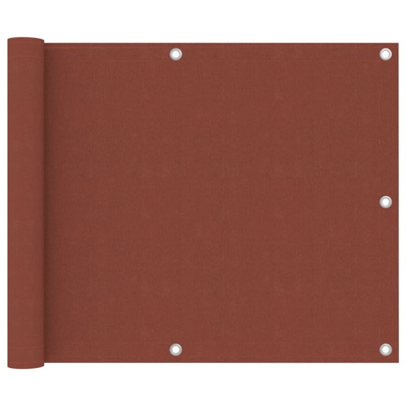Balkon-Sichtschutz Terracotta-Rot 75x300 cm Oxford-Gewebe Balkon-Sichtschutz Terracotta-Rot 75x300 cm Oxford-Gewebe