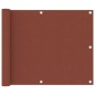 Balkon-Sichtschutz Terracotta-Rot 75x300 cm Oxford-Gewebe Balkon-Sichtschutz Terracotta-Rot 75x300 cm Oxford-Gewebe