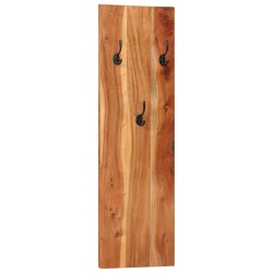 vidaXL Wandgarderoben 2 Stk. 36x3x110 cm Massivholz Akazie