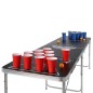 HI Beer-Pong-Klapptisch Höhenverstellbar Schwarz HI Beer-Pong-Klapptisch Höhenverstellbar Schwarz