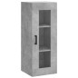 vidaXL Highboard Betongrau 34,5x34x180 cm Holzwerkstoff vidaXL Highboard Betongrau 34,5x34x180 cm Holzwerkstoff