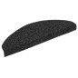 Treppenmatten Selbstklebend 10 Stk. Schwarz 65x21x4cm Treppenmatten Selbstklebend 10 Stk. Schwarz 65x21x4cm