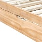 Ausziehsofa Bettgestell Kiefernholz 90×200 cm Ausziehsofa Bettgestell Kiefernholz 90×200 cm