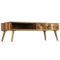 vidaXL Couchtisch Massivholz mit Honig-Finish 110x50x37 cm vidaXL Couchtisch Massivholz mit Honig-Finish 110x50x37 cm