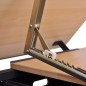 Zeichentisch mit neigbarer Tischplatte 2 Schubladen und Hocker Zeichentisch mit neigbarer Tischplatte 2 Schubladen und Hocker