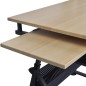 Zeichentisch mit neigbarer Tischplatte 2 Schubladen und Hocker Zeichentisch mit neigbarer Tischplatte 2 Schubladen und Hocker