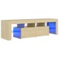 TV-Schrank mit LED-Beleuchtung Sonoma-Eiche 140x36,5x40 cm TV-Schrank mit LED-Beleuchtung Sonoma-Eiche 140x36,5x40 cm