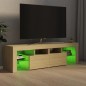 TV-Schrank mit LED-Beleuchtung Sonoma-Eiche 140x36,5x40 cm TV-Schrank mit LED-Beleuchtung Sonoma-Eiche 140x36,5x40 cm